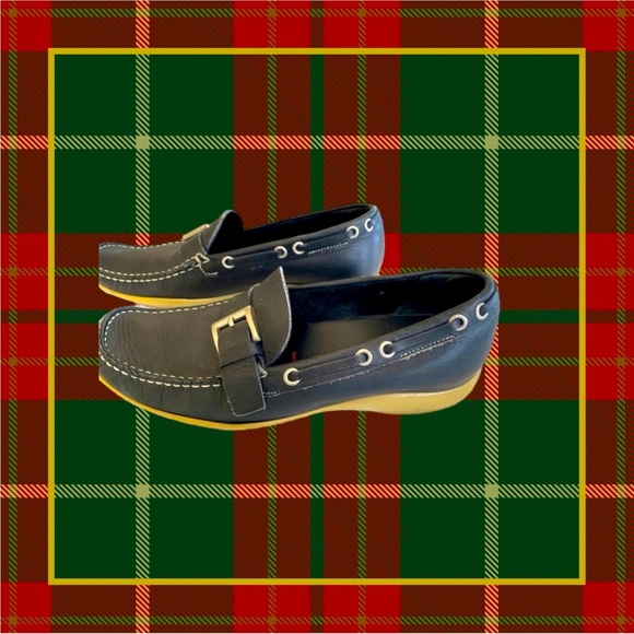 Authentic Prada Leather Buckle Loafers With Dust Bag - Picture 3 of 9